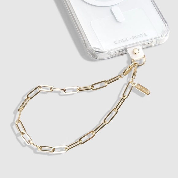 Gold Link Chain Phone Charm PHONE CHARMS & STRAPS - Picture 1 of 3